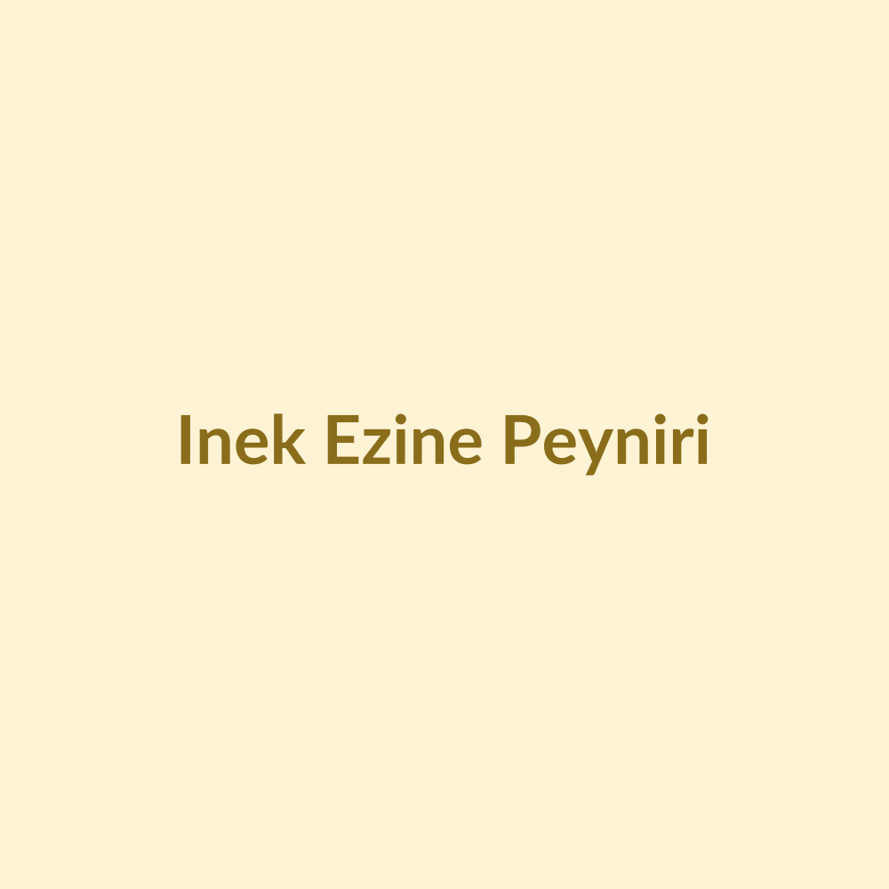 İnek Ezine Peyniri