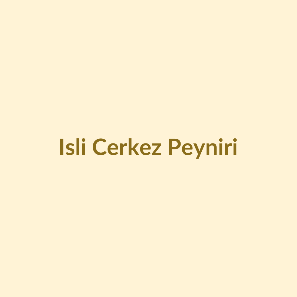 İsli Çerkez Peyniri